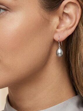 NWT Giani Bernini Sterling Silver cultured freshwater pearl drop earrings